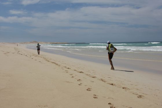 Le spiagge bianchissime della Boavista Ultramarathon