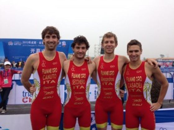 ITU Chengdu Triathlon 2013: Fiamme Oro protagoniste con Canuto, Secchiero, Alessandroni e Casadei