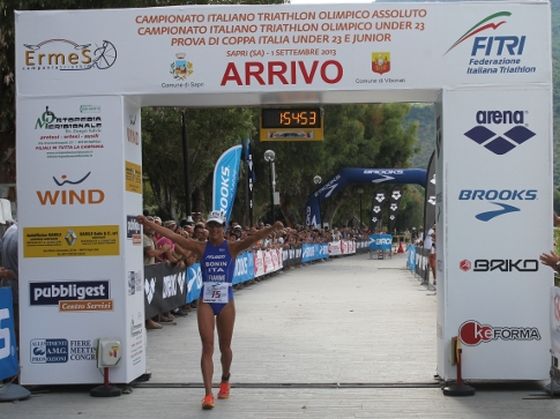 Charlotte Bonin campionessa italiana 2013 di triathlon olimpico