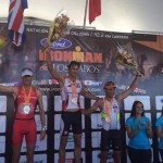 Il podio maschile dell'Ironman Los Cabos 2014