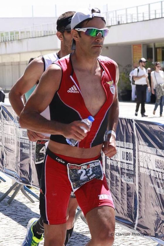 Bruno Pais in azione al Lisboa Triathlon 2014