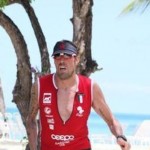 Nicola Zardini impegnato nell'Ironman 70.3 St. Croix 2014
