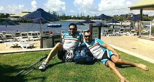 Gianni Sasso e Giovanni Achenza a Sunshine Coast per la 2^ tappa mondiale ITU Paratriathlon 2015