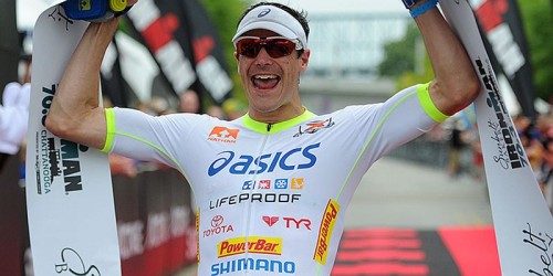 Andy Potts il 17 maggio 2015 vince la prova inaugurale dell'Ironman 70.3 Chattanooga in Tennessee (Stati Uniti)