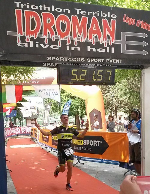 Pierluigi Senor trionfa nella sesta edizione di Idroman K113 triathlon