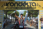 Al traguardo il trionfatore del triathlon sprint Irondelta 2015 è Luca Facchinetti (Foto: Marco Bardella)
