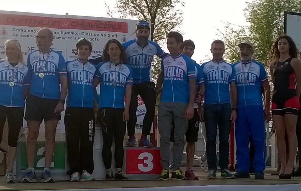 I Campioni Italiani di Duathlon Classico 2016 a Quinzano d'Oglio