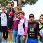 Il podio dell'Irondelta di Primavera 2015 vinto da Martina Dogana e Mattia Ceccarelli