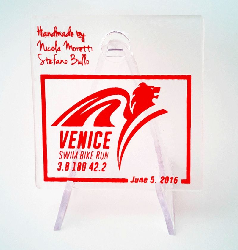 La medaglia da finisher del Challenge Venice