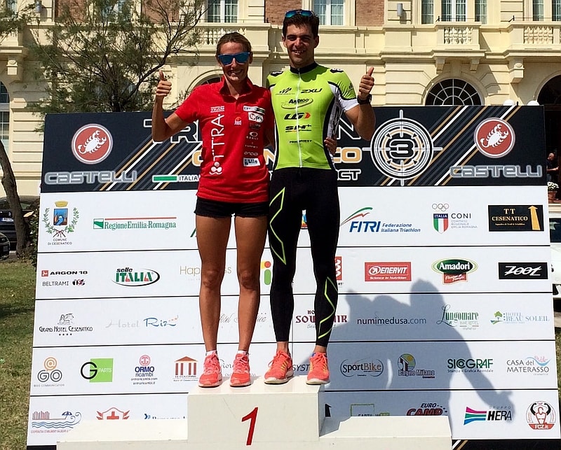 Gaia Peron e Jacopo 'BigButtu' Butturini trionfano al Triathlon Olimpico di Cesenatico 2016