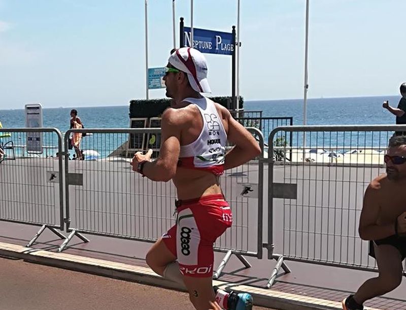 Ironman France, 21K run: Alessandro Degasperi è terzo