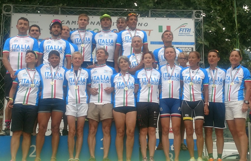 I Campioni Italiani Age Group 2017 di triathlon olimpico