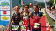 podio femminile campionati italiani triathlon cross country 2017