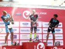Il podio maschile del Challenge Prague 2017 vinto dal belga Pieter Heemeryck