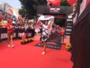 Braccia al cielo per il trionfatore dell’Ironman 70.3 Zell am See-Kaprun 2017, il tedesco Boris Stein