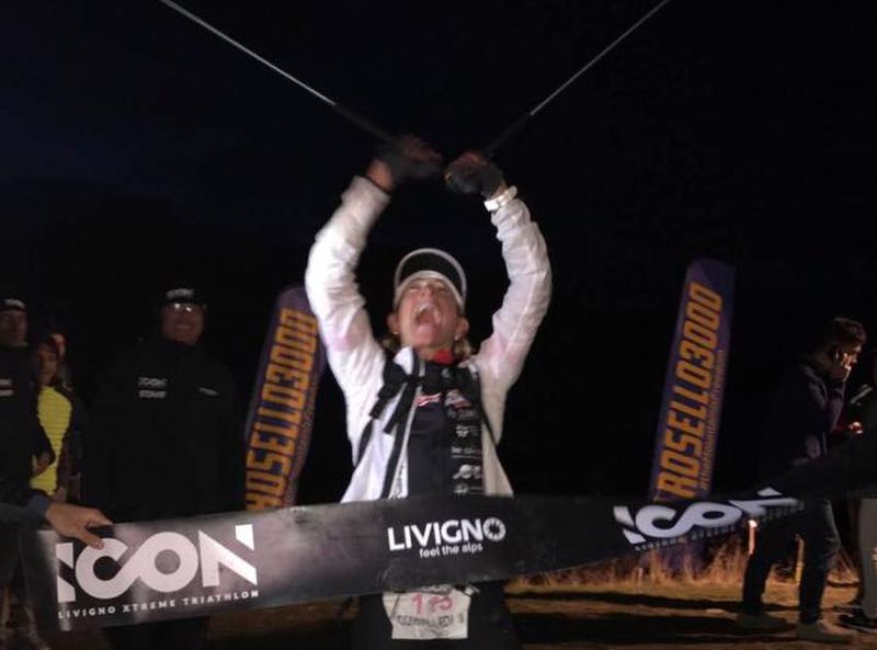 Cristina Cominardi vince l'ICON Livigno Xtreme Triathlon 2017 in 15:24:30