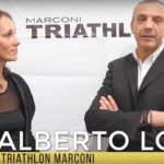 Alberto Lodi del Triathlon Marconi Bologna intervistato da Tania Branzanic al Gala del Triathlon