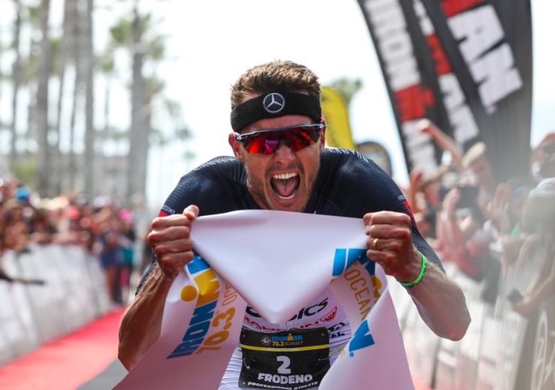 Jan Frodeno è tornato! Nel suo esordio stagionale centra la vittoria all'Ironman 70.3 Oceanside sabato 7 aprile 2018 (Foto ©TalbotCox)
