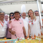 Dante Armanini e la sua fantastica torta del Triathlon Internazionale di Bardolino