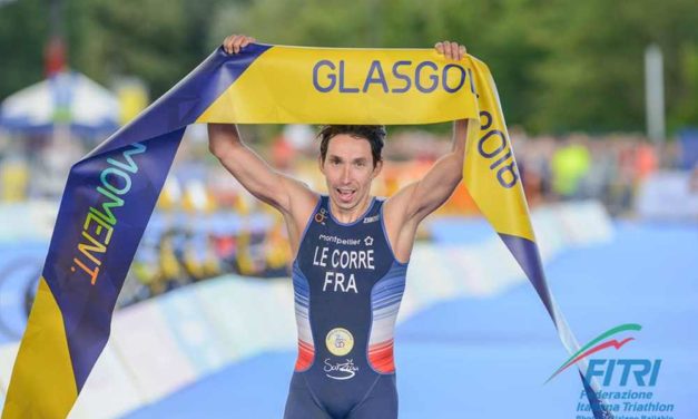 Pierre Le Corre vince gli Europei di triathlon a Glasgow 2018