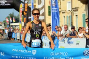 La junior Bianca Seregni vince il Kuota TriO Peschiera triathlon olimpico 2018 