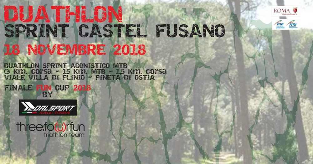 2018-11-18 Duathlon Sprint Mtb Castel Fusano