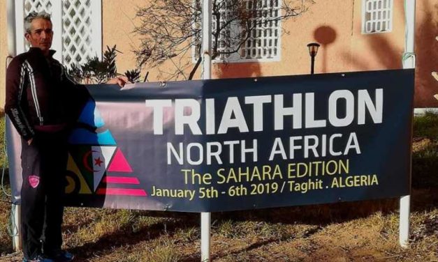 Valerio Curridori è 4° nel 1° Triathlon del Sahara: “Mi ero preparato a tutto: caldo, bestie feroci, deserto… ma non a un nuoto così!”