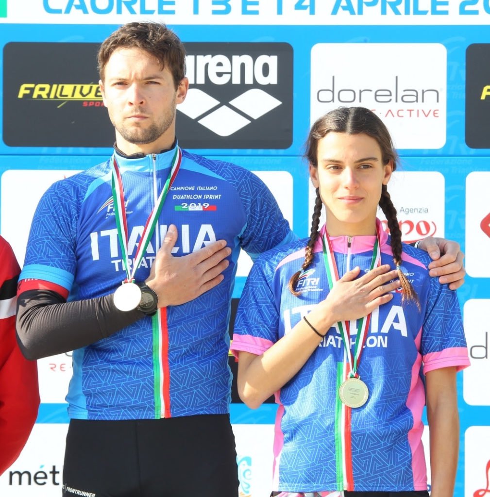 Dario Chitti e Costanza Arpinelli sono i Campioni Italiani 2019 di Duathlon Sprint (Foto Bolgan)