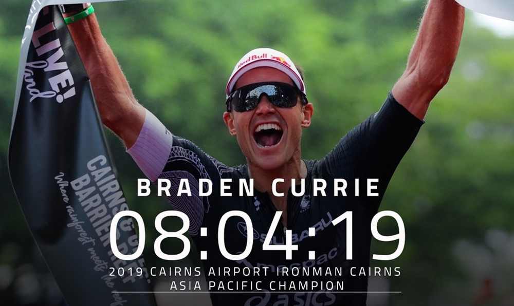 Il neozelandese Braden Currie si aggiudica l'Ironman Cairns 2019.