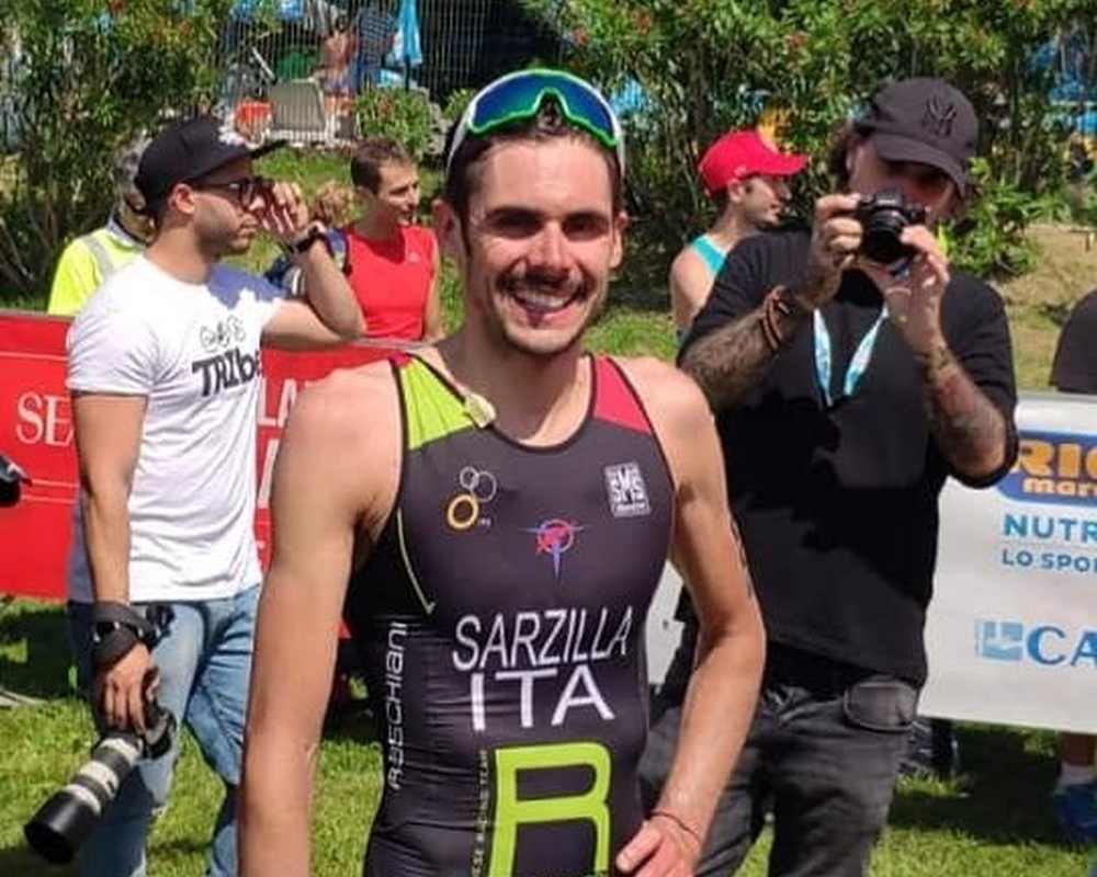 Michele Sarzilla (Raschiani Triathlon Pavese) vince il SEA Milano DeeJay Tri Olimpico 2019.