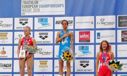Beatrice Mallozzi è campionessa europea di triathlon tra le junior. Potter è oro nelle Elite.