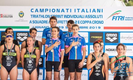 Minerva Roma Tricolore di triathlon a staffetta 2+2. Cus Pro Patria re della Coppa Crono