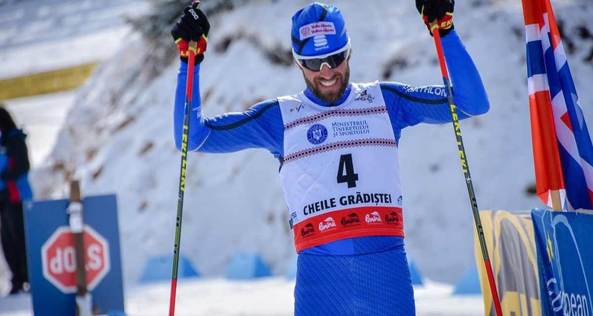 L'azzurro Giuseppe Lamastra vince la medaglia d'argento agli Europei di winter triathlon 2020.