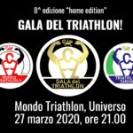 Gala del Triathlon 2020, 8^ edizione, "home edition"