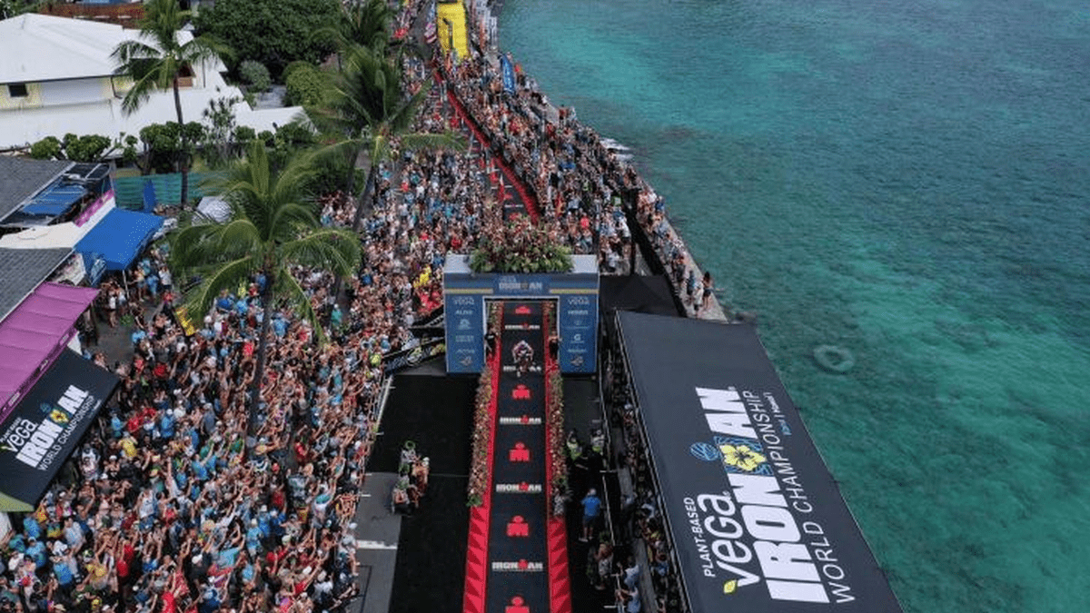 L'arrivo dell'Ironman Hawaii World Championship