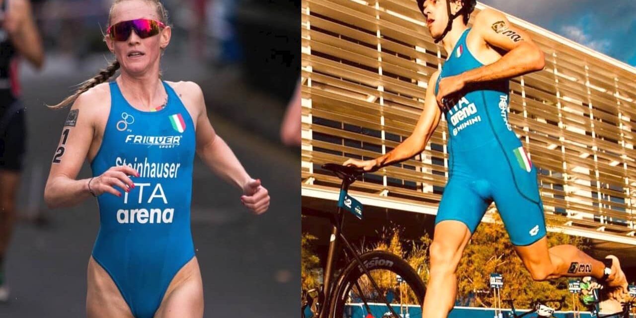Verena Steinhauser e Gianluca Pozzatti protagonisti della stagione 2020 azzurra (Foto: Tommy Zaferes / World Triathlon Media)