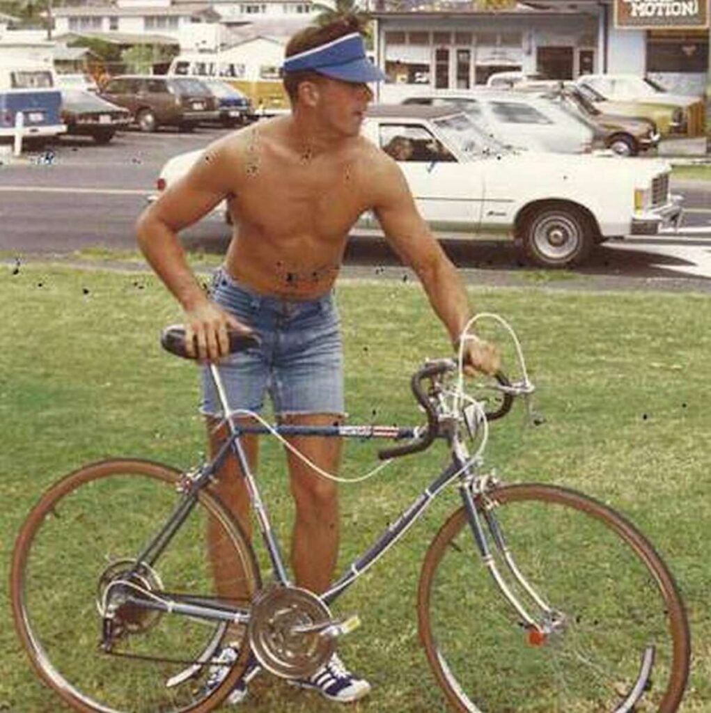 Dave Orlowski al via del primo Ironman il 18 febbraio 1978