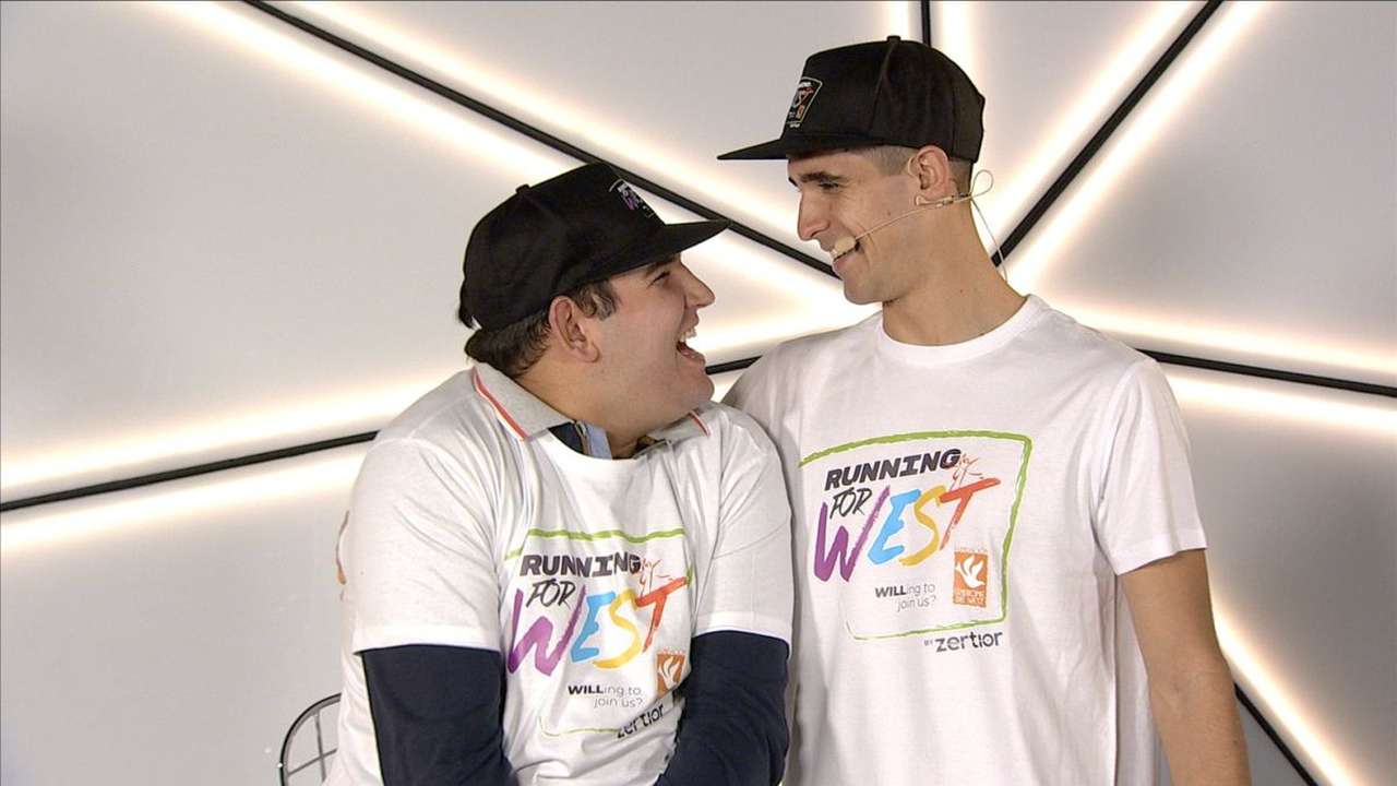 Diego Mentrida e suo fratello Carlos, progetto Running for West