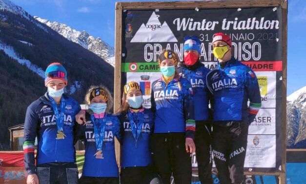 Sandra Mairhofer e Giuseppe Lamastra trionfano nel Gran Paradiso Winter Triathlon di Cogne, tricolori per Granbike e Trisports.it, i risultati