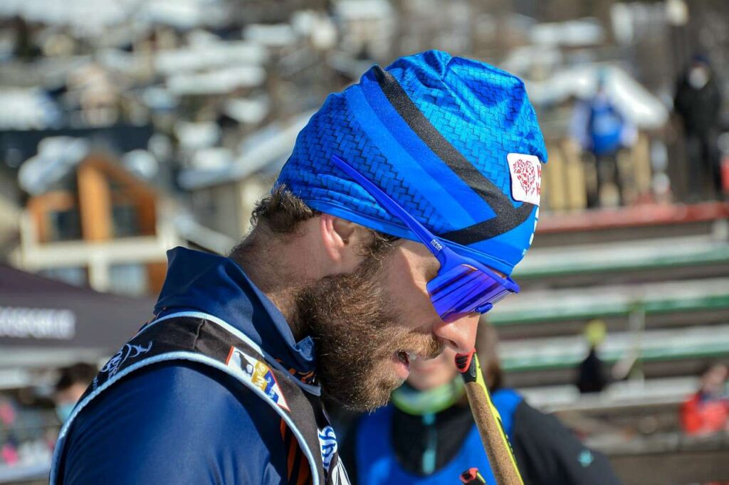 L'azzurro del winter triathlon Giuseppe Lamastra