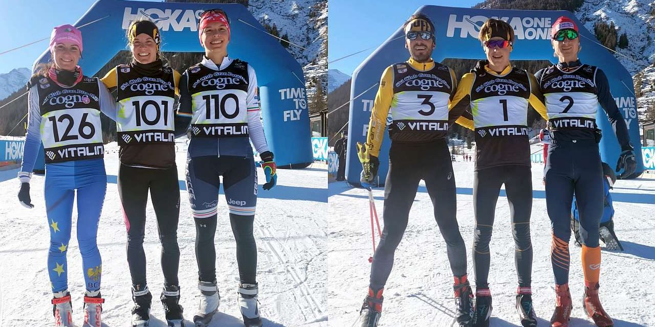 Sandra Mairhofer e Franco Pesavento Campioni Italiani di winter triathlon, tutti i campioni Age Group