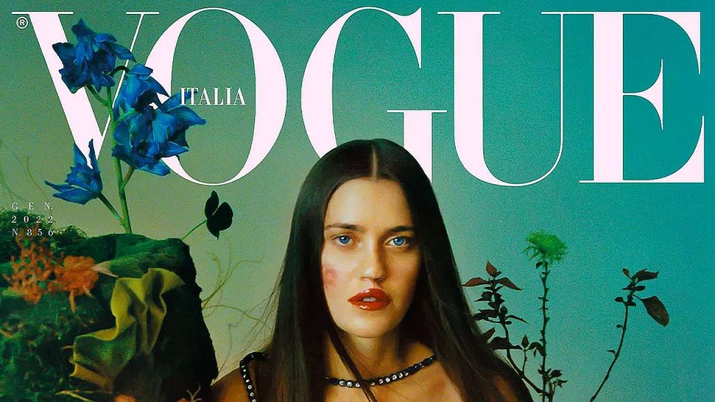 Veronica Yoko Plebani in copertina di Vogue Italia di gennaio 2022