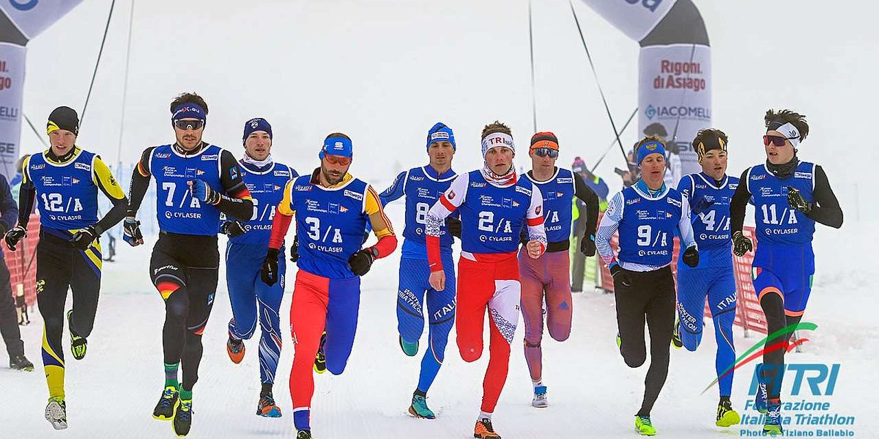 Ancora Russia negli Europei Winter Triathlon Mixed Relay di Asiago, Italia di bronzo