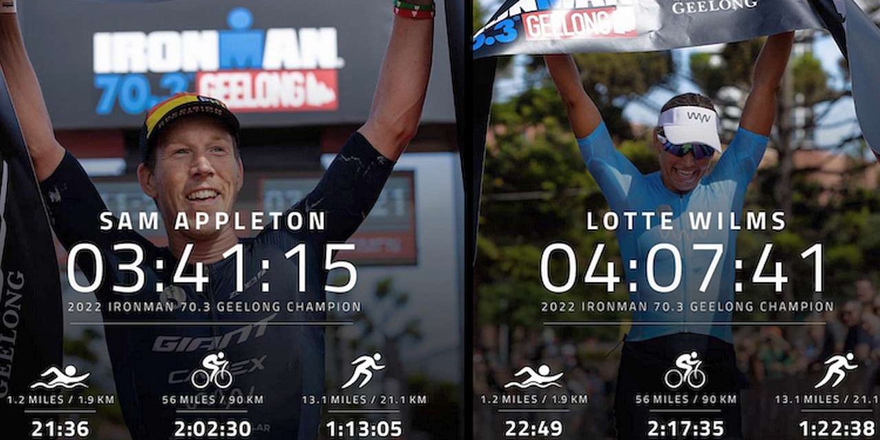 Lotte Wilms e Sam Appleton vincono l’Ironman 70.3 Geelong