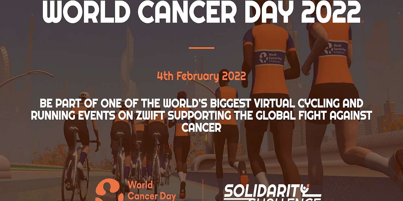 Il 4 febbraio 2022 pedala e corri con i PRO per il World Cancer Day