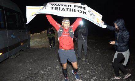 Luca Mancuso pronto per il suo Water Fire Triathlon Vesuvio!