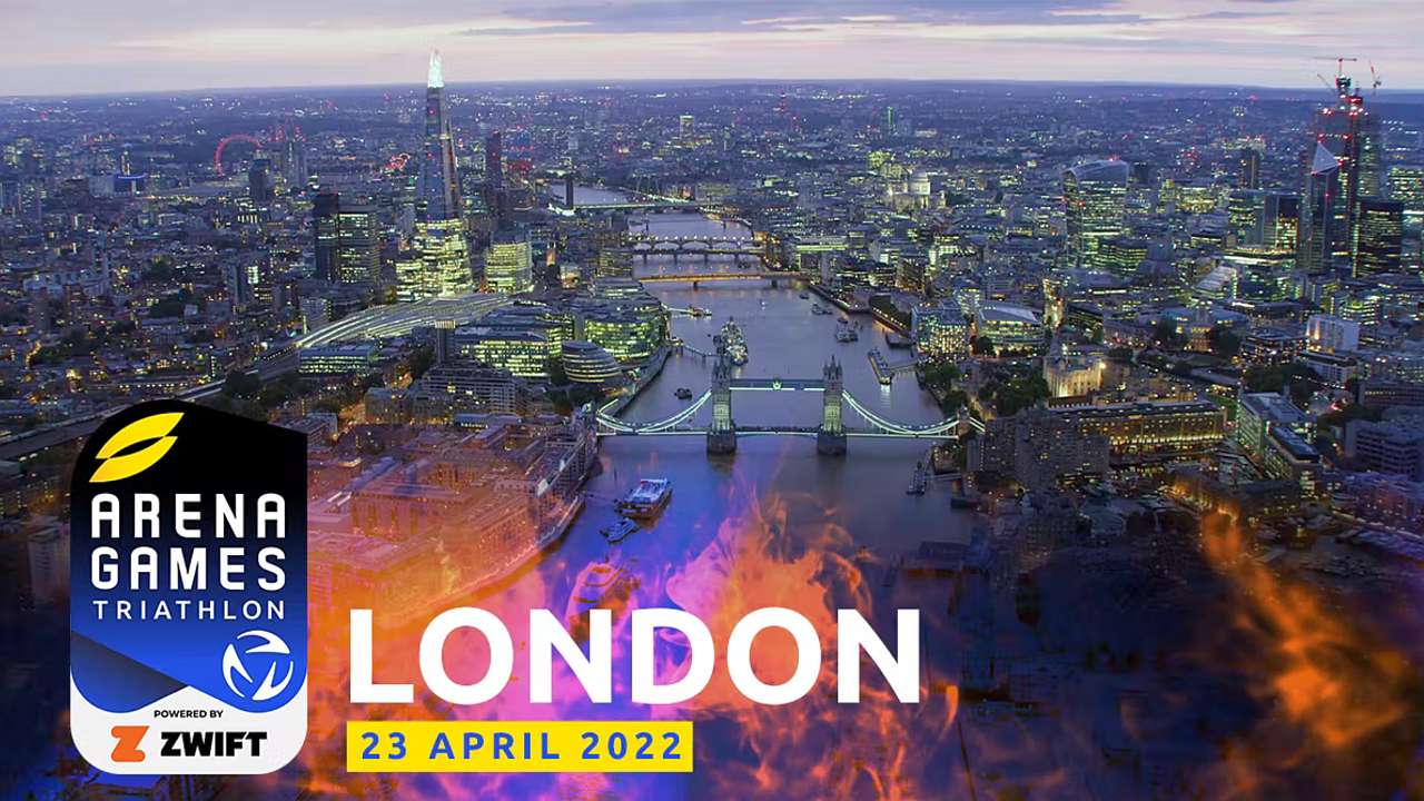 Arena Games Triathlon Series London 2022 powered by Zwift