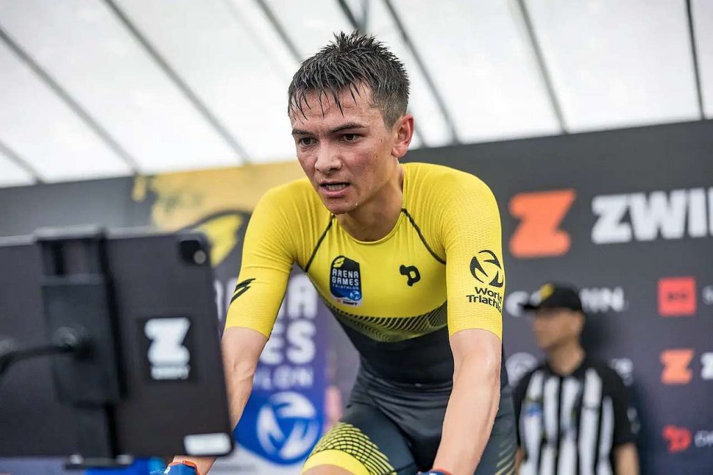 Alex Yee all'Arena Games Triathlon Singapore 2022