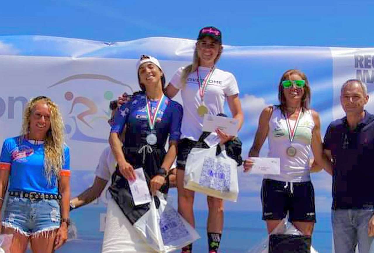 Conero Triathlon Numana 2022, podio donne: vince Giorgia Bandini