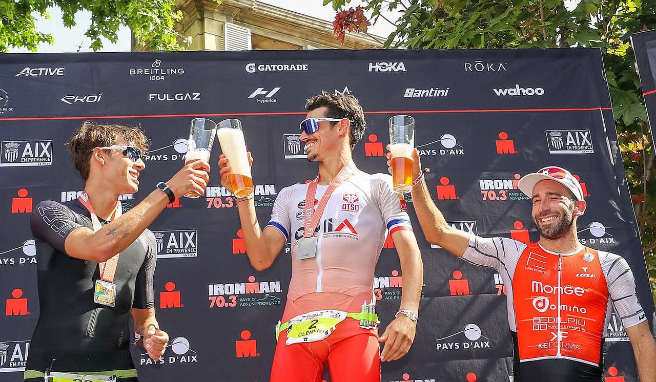 Ironman 70.3 Pays D'Aix 2022, vince Clement Mignon, terzo Mattia Ceccarelli